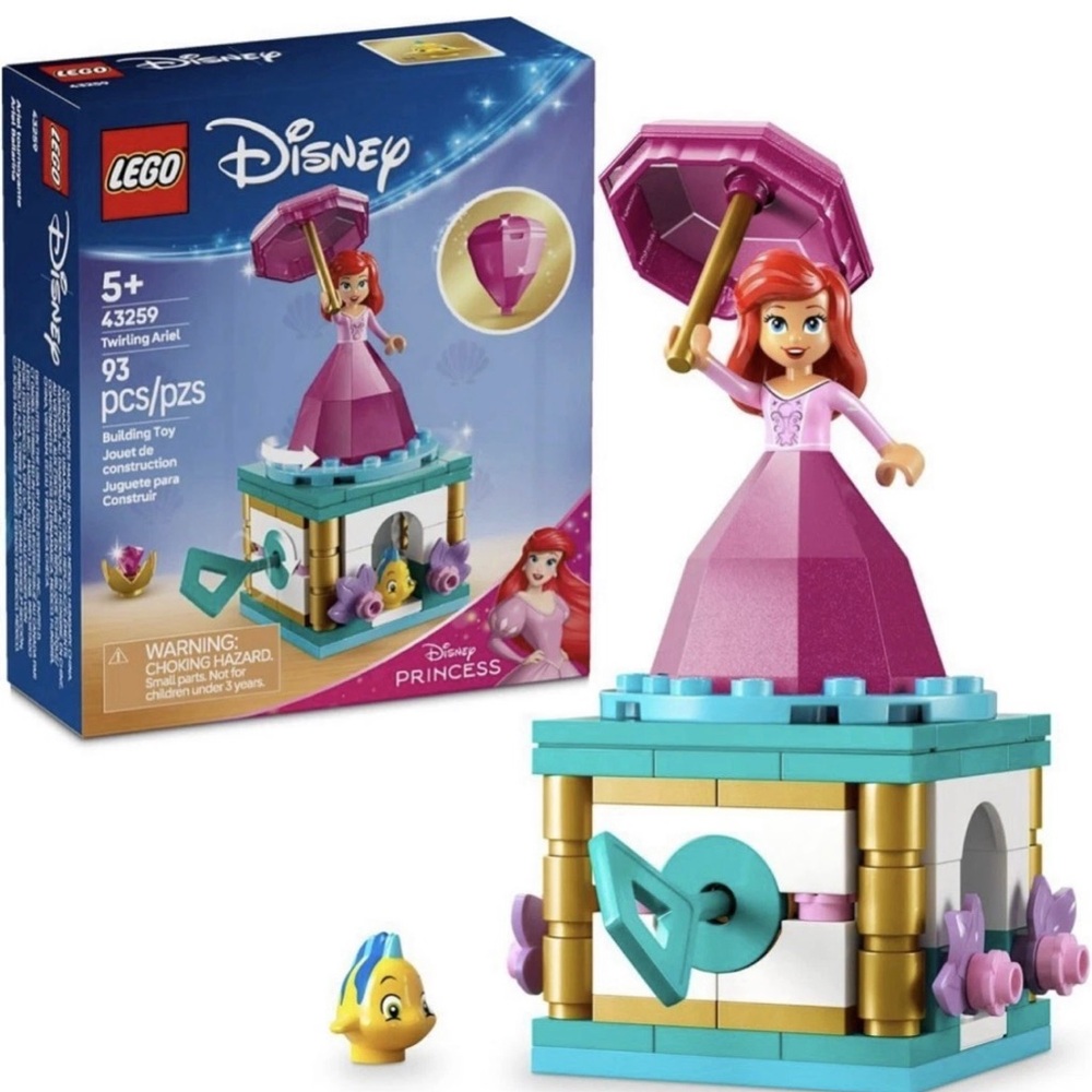 LEGO Disney Princess: Twirling Ariel #43259 93 pcs - New